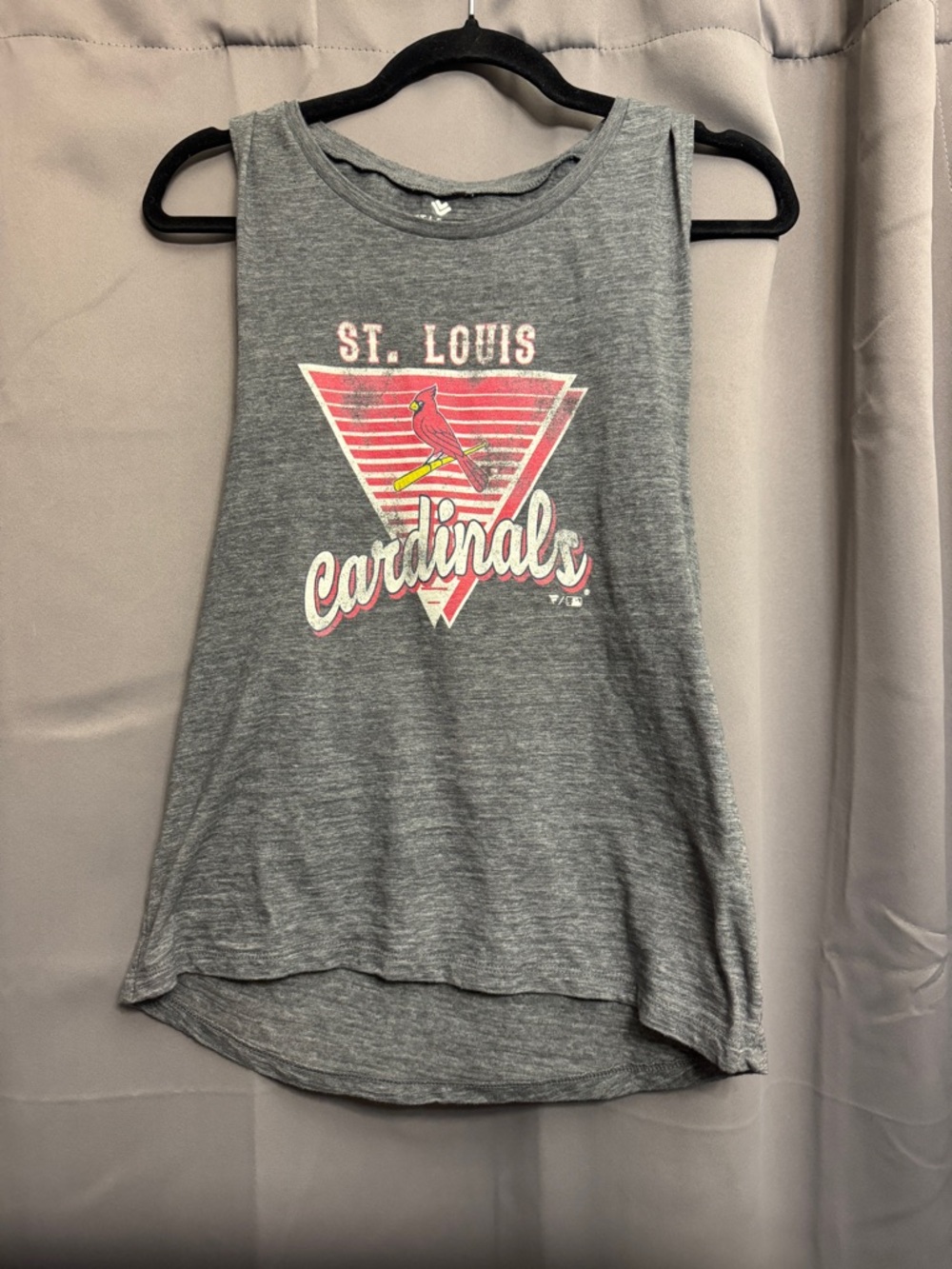 St. Louis Cardinals Gray Graphic Tank Top